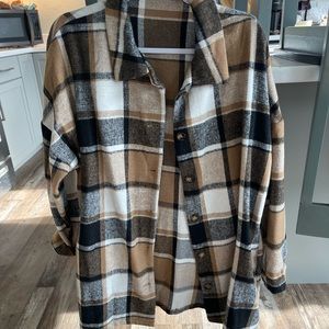 Flannel shacket